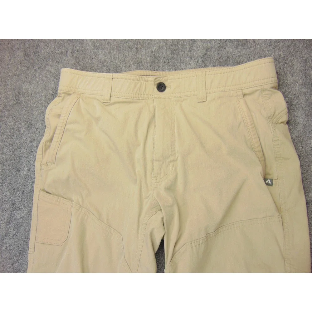 Eddie Bauer Pants Mens 34x34 First Ascent Khaki Solid Outdoor Gorpcore Hiking